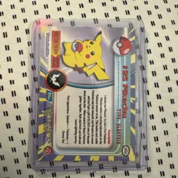 Pikachu #25 Topps TV Animation Edition Non Holo Pokemon 1999 Blue Logo NM - Image 2