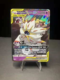 Pokemon TCG Solgaleo & Lunala GX 75/236 SM - Cosmic Eclipse Holo - Image 1