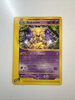 Pokemon TCG Alakazam Expedition 33/165 Regular Rare Excellent Condition - Image 1