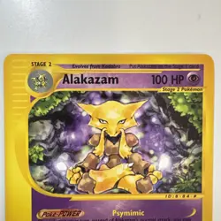 Pokemon TCG Alakazam Expedition 33/165 Regular Rare Excellent Condition - Image 2