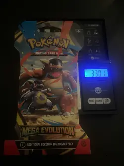 (VERY HEAVY) 33.01g Pokemon TCG Mega Evolution Sleeved Booster Pack (SEALED)✅ - Image 1