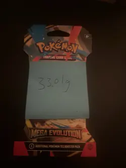 (VERY HEAVY) 33.01g Pokemon TCG Mega Evolution Sleeved Booster Pack (SEALED)✅ - Image 3