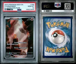 PSA 10 Charmander 168/165 SV151 Illustration Rare Pokemon English 2023 - Image 3