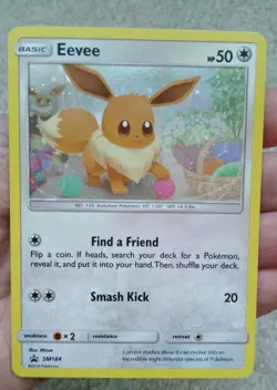 Eevee SM184 Promo - Sun & Moon - Mizue Holo - LP Lightly Played - Pokemon TCG - Image 1