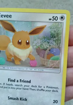 Eevee SM184 Promo - Sun & Moon - Mizue Holo - LP Lightly Played - Pokemon TCG - Image 5