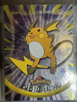 2000 Topps Chrome Pokemon TV Animation Foil #26 Raichu ¿ - Image 1