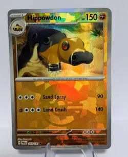 Hippowdon (Poke Ball Pattern) 053/131 Holo Pokemon SV: Prismatic Evolutions NM - Image 1