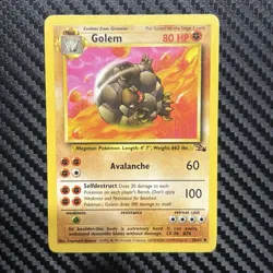 Golem 36/62 Pokemon TCG Pokemon Card (MYREF#6) - Image 1