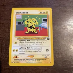 Electabuzz 46 - Black Star Promo WOTC Rare Pokemon Card. - Image 1