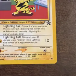 Electabuzz 46 - Black Star Promo WOTC Rare Pokemon Card. - Image 5
