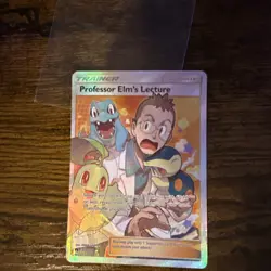 Professor Elm's Lecture 213/214 Rare Ultra Lost Thunder Pokemon LP - Image 1