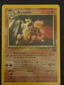 Arcanine - Pokemon TCG WoTC Promo - LP - Image 1