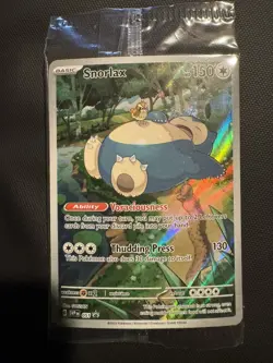 Pokemon Snorlax 151 Promo SVP 51 Black Star PromoSEALED 🔥GOOD CONDITION !!!!🔥 - Image 1