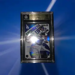 2025 ONE PIECE PROMOS LA DODGERS ATTENDANCE GIVEAWAY MONKEY D. LUFFY BGS 10 - Image 1