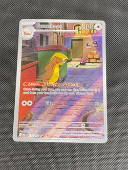 Pokemon Gumshoos 153/132 Me01: Mega Evolution Holo Illustration Rare - Image 1