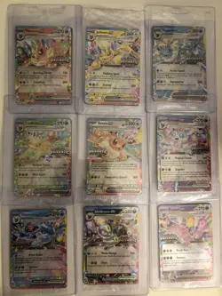 Prismatic Evolutions Surprise Box Sealed Stamped EX Promo Cards 9/9 Complete Set - Image 1