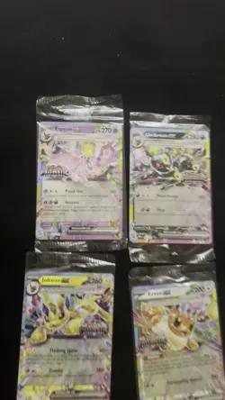 Prismatic Evolutions Surprise Box Sealed Stamp Ex Promo Cards 9/9 Complete Set - Image 2