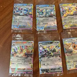 Prismatic Evolutions Surprise Box Stamped EX Promo Cards 9/9 Complete Set Sealed - Image 2