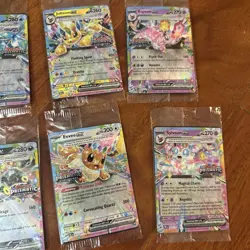 Prismatic Evolutions Surprise Box Stamped EX Promo Cards 9/9 Complete Set Sealed - Image 3