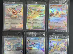 Prismatic Evolutions Surprise Box Sealed Stamped EX Promo Cards Complete Set 9/9 - Image 2