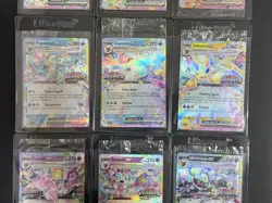 Prismatic Evolutions Surprise Box Sealed Stamped EX Promo Cards Complete Set 9/9 - Image 3