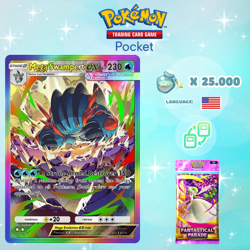Pokemon TCG Pocket - Mega Swampert ex Rainbow Card (English) - Image 1