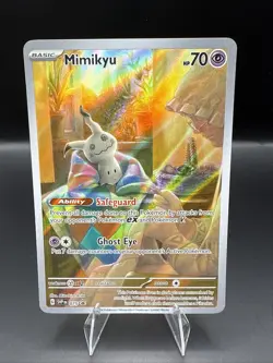 Mimikyu 075 Sv: Scarlet & Violet Black Star Promo Card Holo Pokemon TCG NM - Image 1