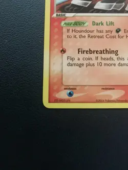 Pokemon Card Houndour 60/109 EX Team Rocket Returns Common - Image 4