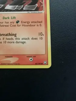 Pokemon Card Houndour 60/109 EX Team Rocket Returns Common - Image 5