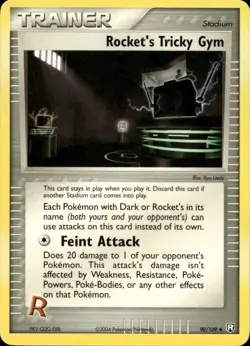 Rocket's Tricky Gym 90/109 Uncommon EX Team Rocket Returns Pokemon - Image 1