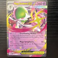 Pokemon Mega Gardevoir ex 060/132 Me01: Mega Evolution Holo Double Rare 360HP - Image 1