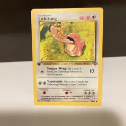Pokemon Lickitung 38/64 Pokemon Jungle 1st Edition - Image 1