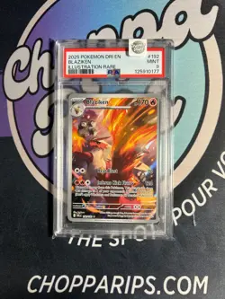 Pokemon Destined Rivals Blaziken Full Art Illustration Rare Holo #192/182 PSA 9 - Image 1
