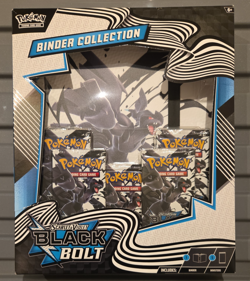 Pokemon Black Bolt Binder Collection Scarlet & violet New & Sealed binder+5packs - Image 1