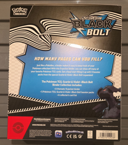 Pokemon Black Bolt Binder Collection Scarlet & violet New & Sealed binder+5packs - Image 4