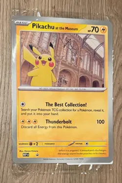 Pokemon - Natural History Museum - Jumbo Pikachu At The Museum Promo - sealed - Image 1
