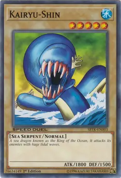 Yugioh! LP Kairyu-Shin - SBTK-EN003 - Common - 1st Edition Lightly Played, Engli - Image 1