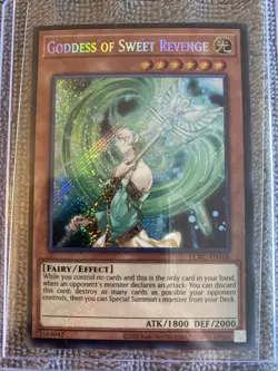 Yugioh Goddess of Sweet Revenge LCKC-EN106 Secret Rare NM - Image 1