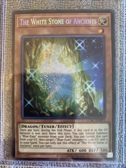 The White Stone of Ancients LCKC-EN011 Unlimited Secret Rare NM - Image 1