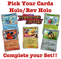 Pokemon Destined Rivals Holo/Reversed Holo - Pick your cards - Updated 1/18/26 - Image 1
