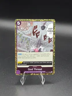 God Thread (One Piece) Event - OP10-079 - Premium Booster Vol. 2 Pirate Foil - Image 1