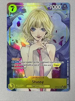 One Piece - Carrying on His Will - OP13-110 - Stussy - SR Alt Art - Image 1