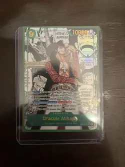 Dracule Mihawk OP14-119 Secret Rare (Manga) One Piece TCG NM Pack Fresh English - Image 1