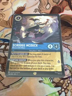 Disney Lorcana Scrooge McDuck - Resourceful Miser 154/204 Archazia's Island - Image 1