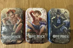 One Piece Tin Pack Set Vol 2 Set of 3 I TS-02 OP-13 I Factory Sealed ✅ - Image 1