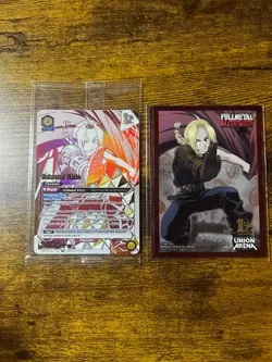 Edward Elric (012) + Sleeves X1 -Union Arena Promotion Cards - Image 1