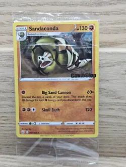 Sandaconda GameStop Stamped Holo PROMO 082/163 NEW SEALED Pokemon Card TCG (24) - Image 1