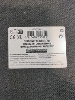 Pikachu With Grey Felt Hat SVP 085 - Pokemon x Van Gogh Museum Promo Card Insert - Image 2