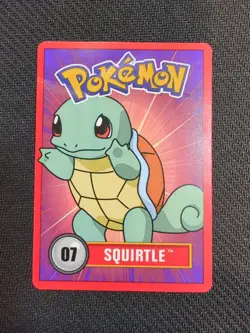 Squirtle #07 1998 Nintendo Pokemon Promo Edition Vintage Rare Trading Card - Image 1