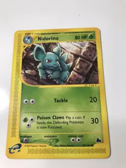 Pokemon Card Nidorina Skyridge Non-Holo 83/144 NM - Image 2